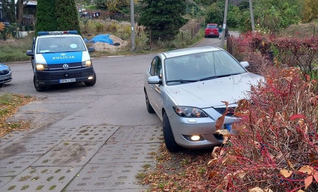 40-latek wjechał w ogrodzenie w Gdańsku /Policja Gdańsk /Policja