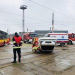 40 osób rannych po zderzeniu tramwaju, autobusu i samochodu - ćwiczenia