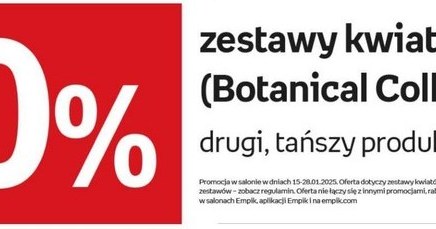 40% rabatu na zestawy kwiatowe LEGO w Empik /Empik /INTERIA.PL