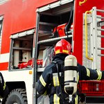 ​40 strażaków walczyło z pożarem składowiska odpadów
