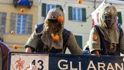 40 tys. widzów i wielu rannych w ostrej bitwie na pomarańcze