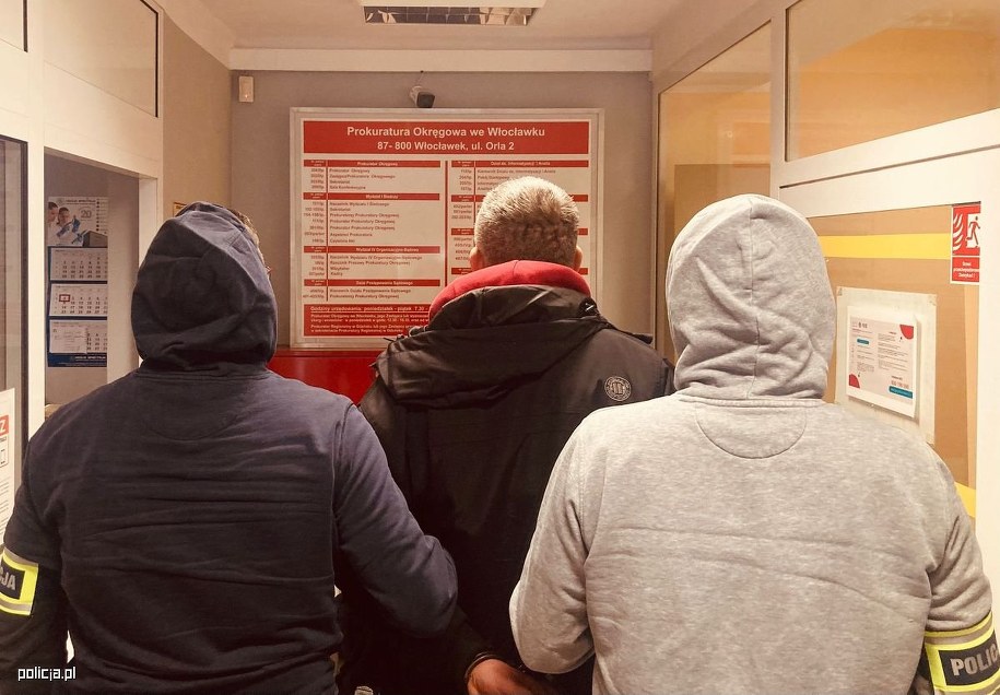 46-latek w rękach policji, fot. Policja Bydgoszcz /