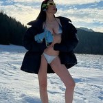 47-letnia Horodyńska zakończyła rok na śniegu w skąpym bikini. "Świetna Figura i piękne piersi"