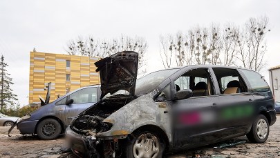 5 samochodów spłonęło w Gdańsku. Podpalenie?