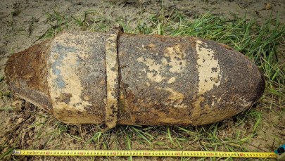 50-kilogramowa bomba znaleziona w Gościeradowie