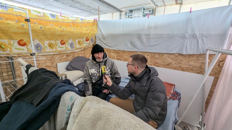 50-letni Andrij z Berdiańska, który mieszka przy ul. Modlińskiej /Jacek Skóra /RMF FM