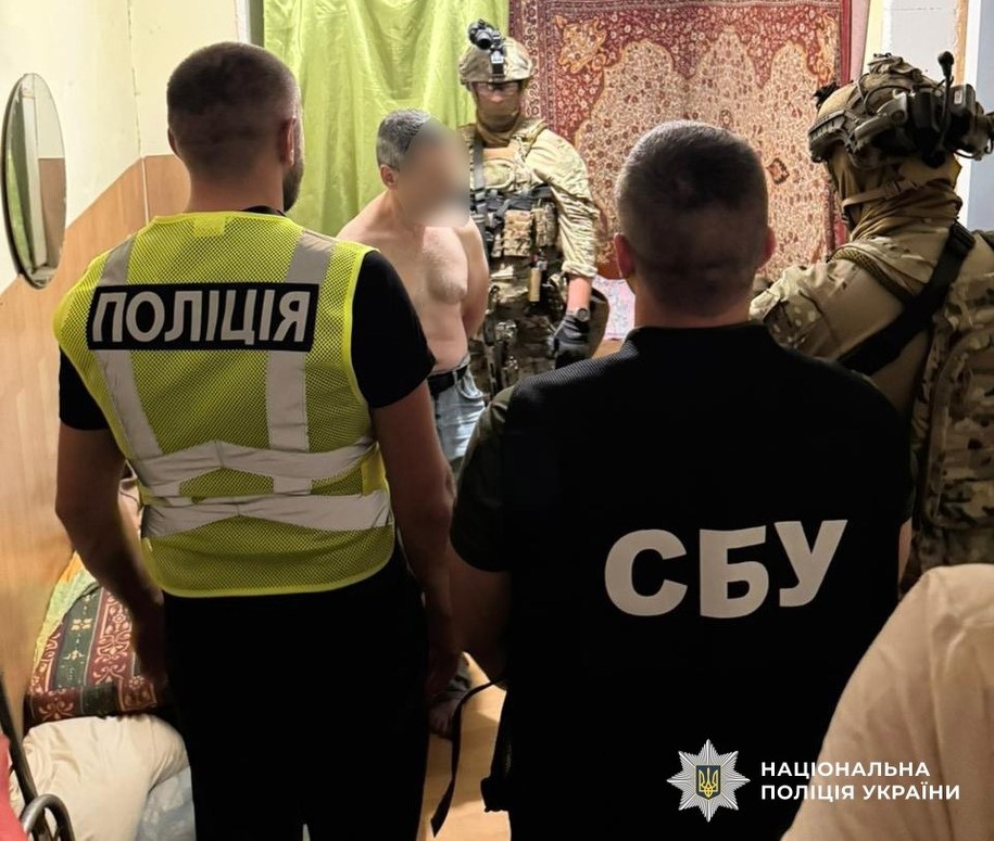 52-latek został namierzony i zatrzymany po 36 godzinach akcji /Ukraińska policja/Національна поліція України /