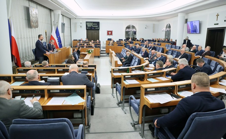 52. posiedzenie Senatu XI kadencji - debata o programie SAFE /Adam Burakowski/East News /East News