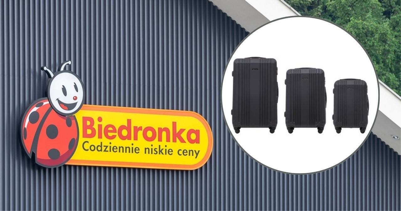 540 zł oszczędności! Sprawdź promocję na zestaw walizek Wings w Biedronce! /adobestock/Biedronka Home /INTERIA.PL