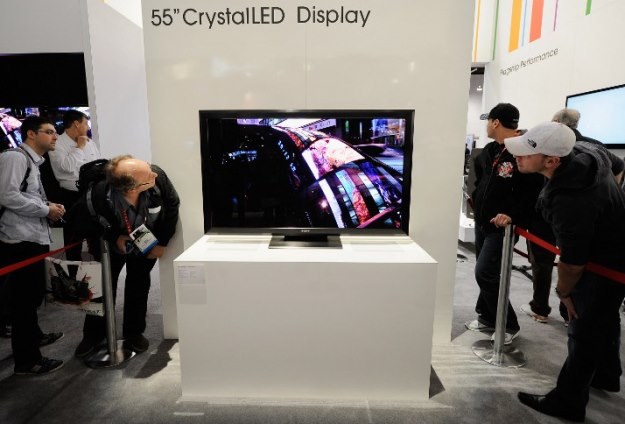 55-calowy telewizor 4K marki Sony - niedługo trafi do sprzedaży. Czy 4K będzie sukcesem? /AFP