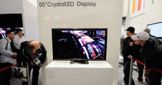 55-calowy telewizor 4K marki Sony - niedługo trafi do sprzedaży. Czy 4K będzie sukcesem? /AFP