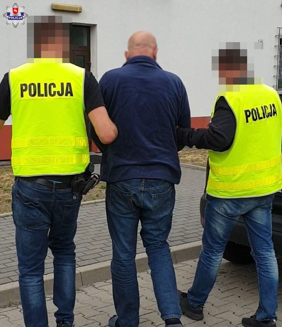 58-latek w rękach policji /KPP Tomaszów Lubelski /Materiały prasowe