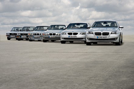 6 generacji BMW serii 5 /Informacja prasowa