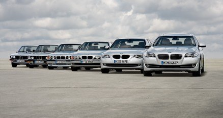 6 generacji BMW serii 5 /Informacja prasowa