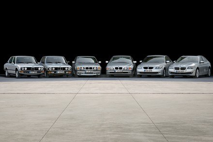 6 generacji BMW serii 5 /Informacja prasowa