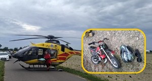 6-latek ranny w wypadku. Jechał minicrossem niedopuszczonym do ruchu