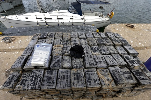 600 kg kokainy znalezionej na jachcie na południu Portugalii /LUIS FORRA (PAP/EPA) /PAP/EPA