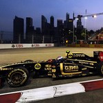 61 okrążeń nędzy Lotus - Renault w Singapurze