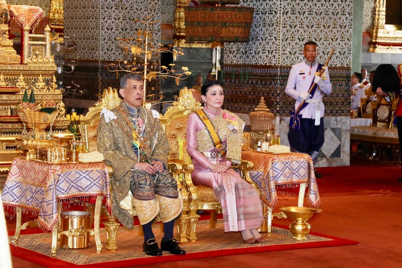 64-letni Maha Vajiralongkor i królowa Suthida /Committee coronation/POOL / MEGA /Agencja FORUM