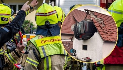 7-latek potrącony podczas zabawy. Auto wbiło się w dach stodoły