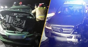 70-latka wjechała pod prąd na ekspresówkę. Poważny wypadek w Łodzi