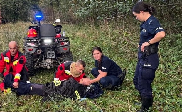 76-latka wyszła na grzyby. Wycieńczoną odnaleziono po czterech dniach