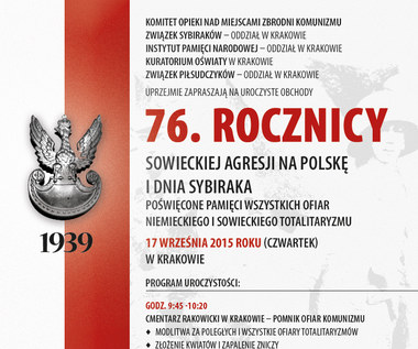 76. rocznica agresji Związku Sowieckiego na Polskę - obchody