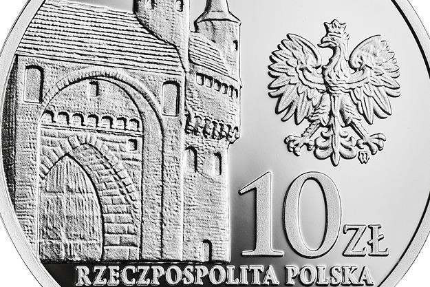 760-lecie Towarzystwa Strzeleckiego Bractwo Kurkowe w Krakowie, 10 zł, detal awersu /NBP