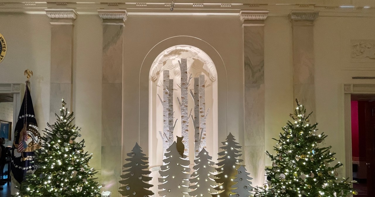 77 choinek i 83 tys. światełek. Biały Dom zaprezentował świąteczne dekoracje