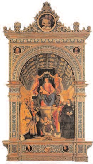 77 Ołtarz św. Justyny, Gerolamo Romanino, 1514 r. 77 Ołtarz św. Justyny, Gerolamo Romanino, 1514 r. /Encyklopedia Internautica