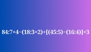 8 na 10 dorosłych ponosi klęskę na tym zadaniu. Uczniowie rozwiązują bez wahania