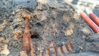 8 pocisków artyleryjskich znalezione podczas prac remontowych