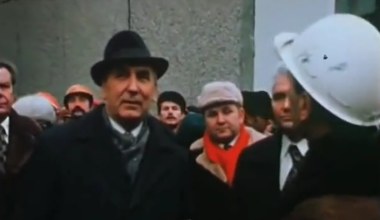 8 stycznia 1977 r. Edward Gierek na Ursynowie