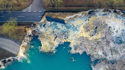 80 metrów drogi nagle zniknęło. Cud, że nikt nie zginął