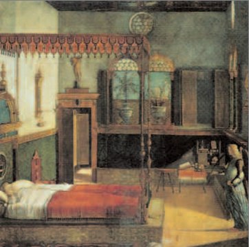 82 Sen św. Urszuli, Vittore Carpaccio, 1495 r. 82 Sen św. Urszuli, Vittore Carpaccio, 1495 r. /Encyklopedia Internautica