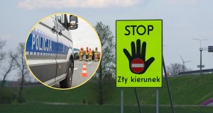 87-latek wjechał na A4 pod prąd i doprowadził do "czołówki"