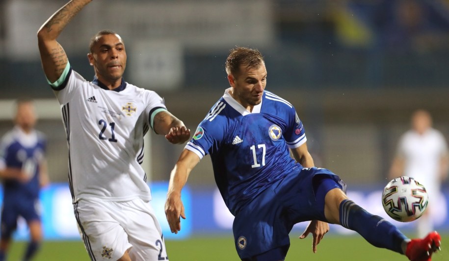 90 minut nie wystarczyło drużynom Bośni i Hercegowiny i Irlandii Północnej /FEHIM DEMIR /PAP/EPA