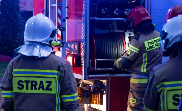 92-letni mężczyzna zginął w pożarze drewnianego domu