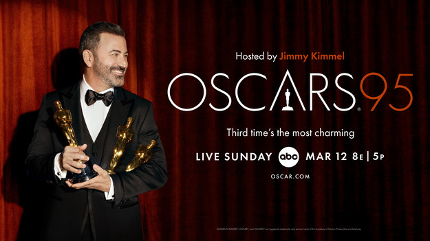 95. galę rozdania Oscarów poprowadzi Jimmy Kimmel. /oscars.org /Materiały prasowe