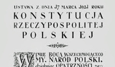 ​96. rocznica uchwalenia Konstytucji Marcowej