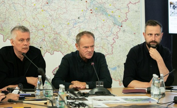 97-metrowa wyrwa w Kłaczynie. Najnowsze informacje po posiedzeniu sztabu kryzysowego
