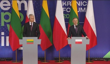 A. Duda: Współpracujemy z Litwą na płaszczyźnie wojskowej i politycznej