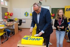 A tak uczniowie z Kluczborka dziękowali RMF FM za akcję Lepsze Jutro 