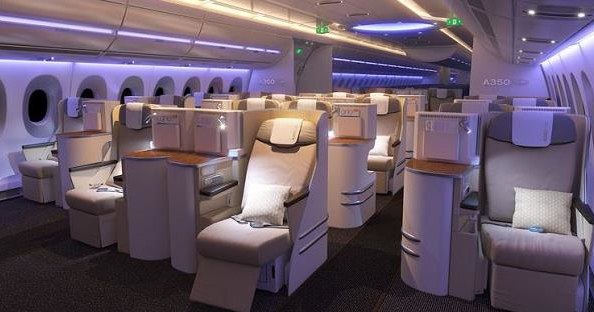 A350-1000, wnętrze /.