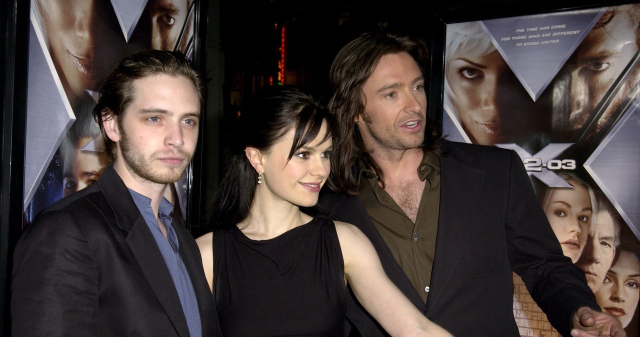 Aaron Stanford, Anna Paquin i Hugh Jackman podczas premiery filmu "X-Men 2" w 2003 roku /J. Vespa / Contributor /Getty Images