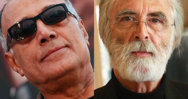 Abbas Kiarostami (L) i Michael Haneke (P) znają już smak zwycięcstwa w Cannes /Getty Images/Flash Press Media