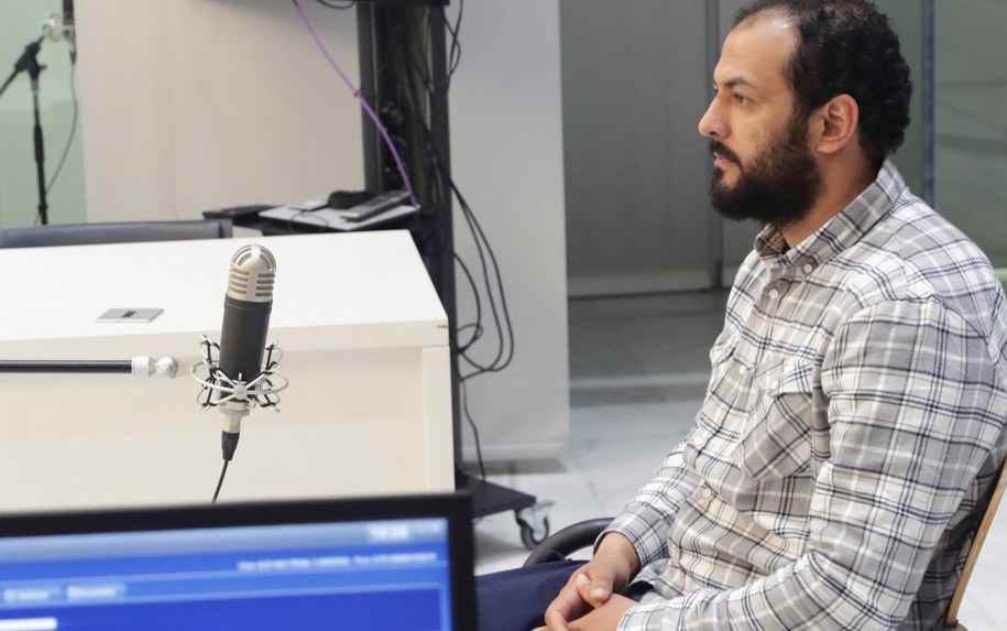 Abdeldżalil Ait Al-Kaid przed sądem w Barcelonie /foto. ZIPI  /PAP/EPA