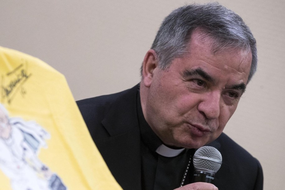 Abp Angelo Becciu /ANGELO CARCONI /PAP/EPA