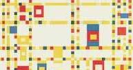 Abstrakcja geometryczna, Piet Mondrian, Broadway Boogie Woogie, 1942-43 /Encyklopedia Internautica