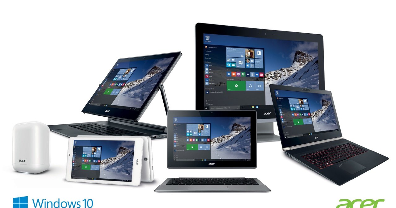 Acer aktualizuje swoje sprzęty w Windows 10 /materiały prasowe